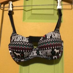 pink victoria’s secret bra